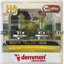 Demmon H4 2800k Xenon Yellow 12V