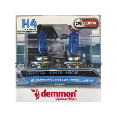 Demmon H4 5000k Crystal White 12V