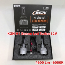 KGN H1 Xenon Led Turbo 12V Fanlı - Şimşek Etkili