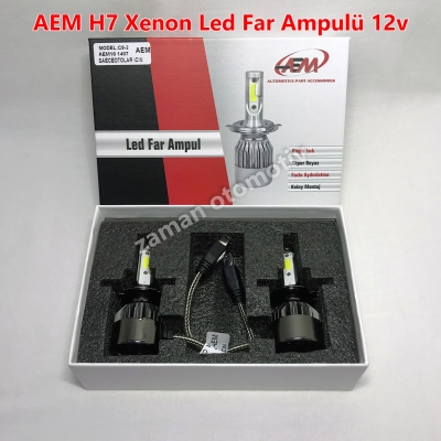 AEM H7 Xenon Led Far Ampulü 12v 6500K Fanlı