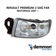 Renault Premium - 2 SAĞ FAR - Motorsuz - 2007 Sonrası