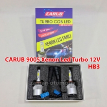CARUB 9005 - HB3 Xenon Led Turbo 12V Fanlı C.O.B - Şimşek Etkili