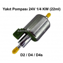 Yakıt Pompası 24V 1/4 KW (22ml) D2 / D4 / D4s